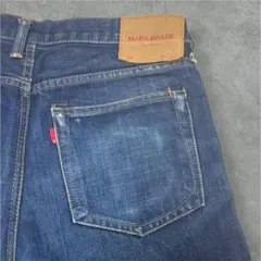 MARKAWARE セルビッチデニムパンツ 2 日本製 TALONジップ　赤耳