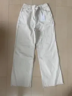 GRL フリンジフレアパンツ アイボリー　XS