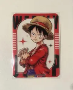 週刊少年ジャンプ 懸賞当選品 非売品 スペシャルクリアカード ワンピースのサムネイル