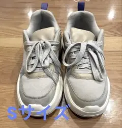 GU ボリュームソールコートコートスニーカー　Sサイズ　ダッドスニーカー