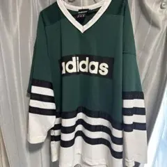 adidas メッシュ長袖カットソー Mサイズ