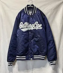 希少 A BATHING APE バーガンディ ブルゾン XL - メルカリ