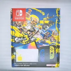 【美品】Nintendo Switch 有機ELモデル スプラトゥーン3 箱付き