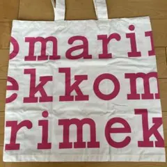 マリメッコ ノベルティ トートバッグ ピンク