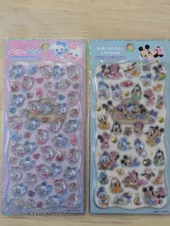 プチドロップステッカー　まじかるベリーベリー　ベビーミッキー　フレンズ