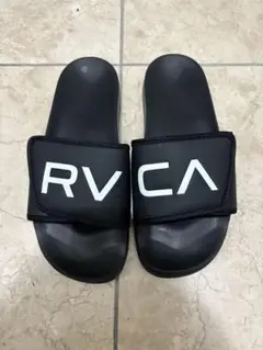 RVCA ブラック スライドサンダル