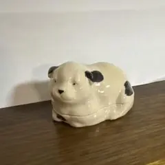 犬 香合 茶道具