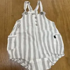 バースデイ　teteatete ストライプサロペット　80cm