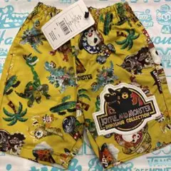 新品未使用タグ付　JAM ジャム 恐竜パンツ 90cmマスタード