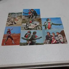 カルビー仮面ライダーカード　7枚