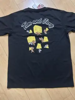 新品　トムとジェリー ブラック 半袖Tシャツ Lサイズ
