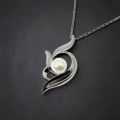 MIKIMOTO ミキモト パール 本真珠 ネックレス シルバー