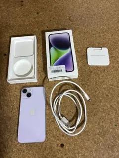 Apple iPhone 14 パープル 本体 箱付き 美品