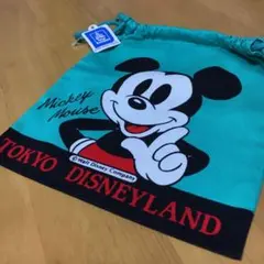 【美品/未使用】東京ディズニーランド　ミッキーマウス巾着