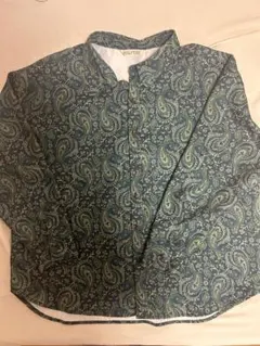 DOUBLE NAME ペイズリー柄 長袖シャツ