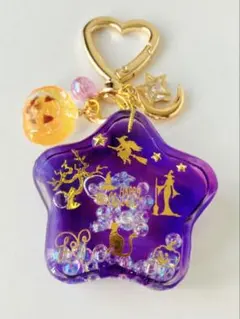 Halloween 星形Wシェイカー　 レジンキーホルダー