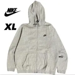 u*u様 【海外直輸入】Nike ジップアップパーカー グレー XL