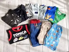 子供服　まとめ売り　Tシャツ・ショートパンツセット 90-95cm