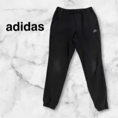 adidas ブラック ジョガーパンツ スウェットパンツ ロゴ シンプル XL