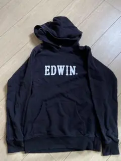 EDWIN 古着パーカー160サイズ黒