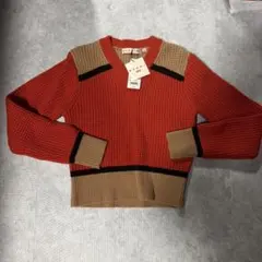 MARNI UNIQLO Vネックニット オレンジ M