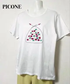 ピッコーネ Tシャツ 半袖シャツ レディース38★プリント柄のサムネイル