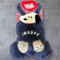 スヌーピー オーバーオール犬服 DSサイズ