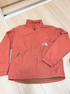 キッズTHE NORTH FACE フード付きジャケット 赤ピンク - メルカリ