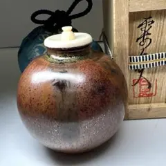 丹波 荘壺 飾壺 尾中信水窯 茶道具 - メルカリ