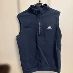 adidas ネイビー ハイネック ノースリーブ