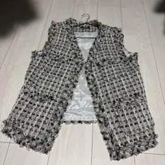 ツイードベスト
