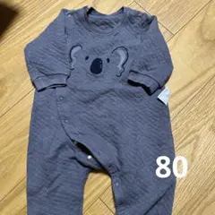 ユニクロ　キルティングロンパース