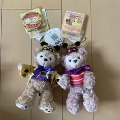 【ダッフィーシェリーメイ】 てんとう虫 ぬいぐるみバッチ タグつき