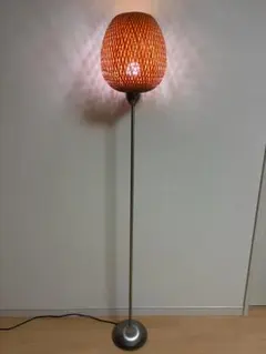4F 【廃盤・希少】IKEA イケア フロアランプ BOJA ベイヤ 竹細工