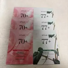 anua 70+ 77+ シートマスク 6点セット