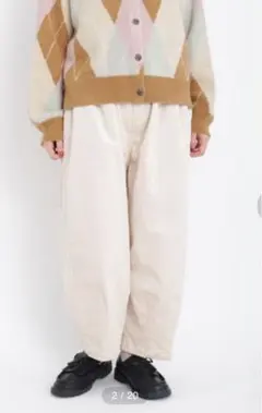 【ETHICAL CRAFTS】リサイクルコットンコーデュロイパンツ