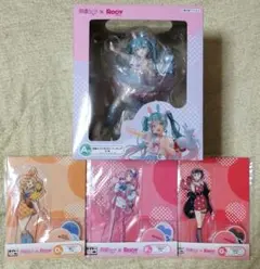 タイトーくじ 初音ミク✕RODY A賞初音ミクフィギュア、D賞、F賞、G賞