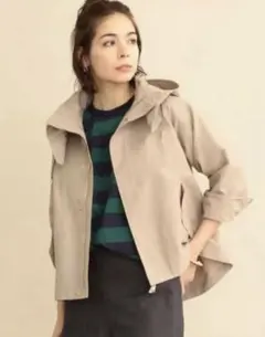 ユナイテッドアローズ B&Y 2way グログランフードマウンテンパーカー 撥水