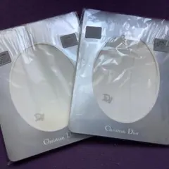 Dior ホワイト × ホワイト 2セット ストッキング L ⑤