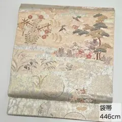 O-83 袋帯 六通 正絹 着物