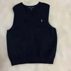 美品　 Ralph Lauren キッズニットベスト　wool100% 140