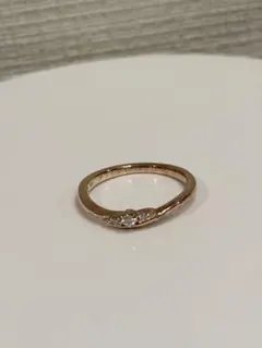 【4°C】K10 ピンクゴールド　リング　8号