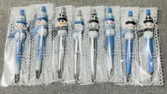 カスタムボールペン　雪だるまシリーズ8本セット^_^