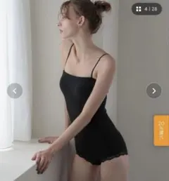 bijorieカップ付きベアトップ　ブラックのサムネイル
