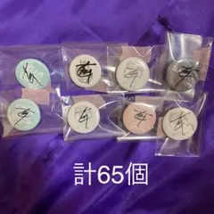 さなり ライブツアー グッズ 缶バッジ 65個セット 直筆サイン入り