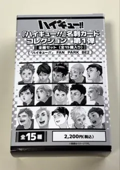 ハイキュー ファンパーク 名刺カードコレクション第1弾 コンプリートセット