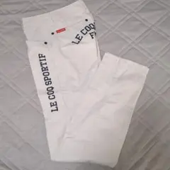 LE COQ SPORTIF レディースパンツ ホワイト