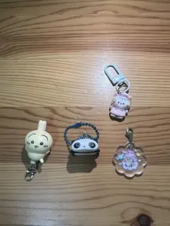 サンエックス　ミルモ　ちいかわキャラクター キーホルダー 4点セット