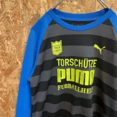 AE9921 PUMA 長袖Tシャツ ブラック ブルー キッズ 160 ポス