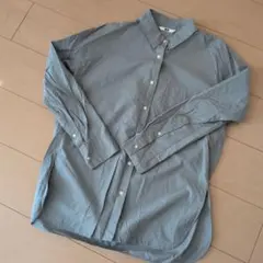 UNIQLO グレー 長袖シャツ Mサイズ